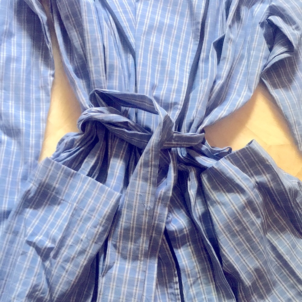POLO RALPH LAUREN MENS ROBES L/XL P232 4Y BL/W/B - Picture 4 of 12